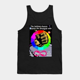 Infinity In The Palm of Your Hand Magic Super Glove Parody MCU Comic Saga Art Tank Top